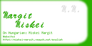 margit miskei business card